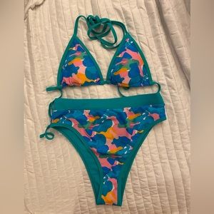 Bathing Suit. Print Name: Kaleidoscope. Brand: 93PlayStreet